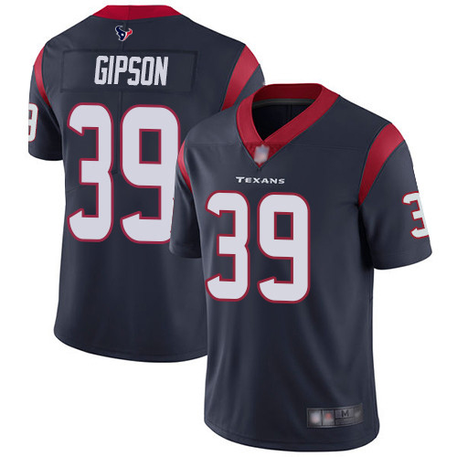 Houston Texans Limited Navy Blue Men Tashaun Gipson Home Jersey NFL Football #39 Vapor Untouchable->houston texans->NFL Jersey